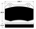 Porterfield Brake Pads for 1992 DODGE VIPER