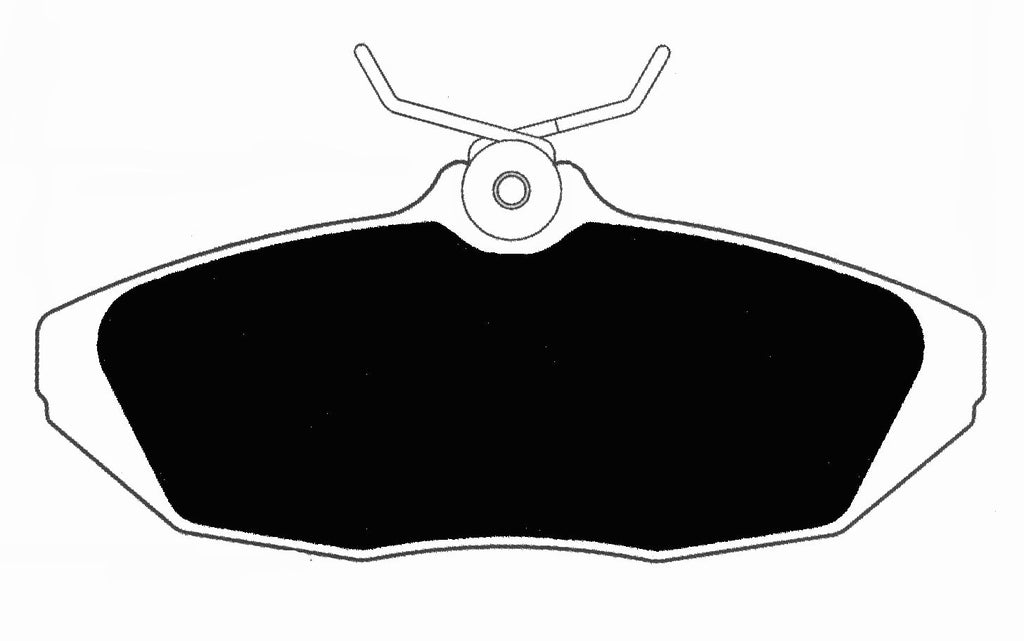 Porterfield Brake Pads for 1994 MERCURY COUGAR w/Rear Discs