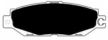 Porterfield Brake Pads for 1998 LEXUS LS 400