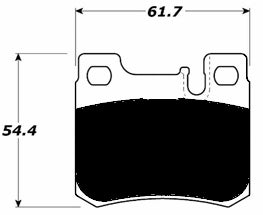 Porterfield Brake Pads for 1986 MERCEDES-BENZ 300E w/ASR exc. 4MATIC