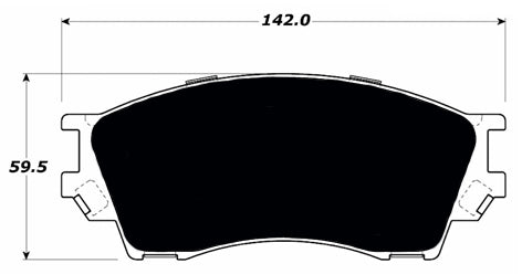 Porterfield Brake Pads for 1996 MAZDA MILLENIA