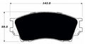 Porterfield Brake Pads for 1997 MAZDA MILLENIA