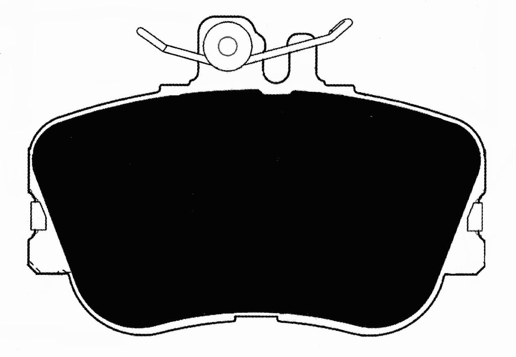 Porterfield Brake Pads for 1997 MERCEDES-BENZ C230