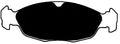 Porterfield Brake Pads for 1998 JAGUAR XJ 6