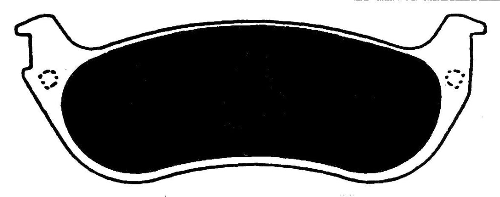 Porterfield Brake Pads for 1996 FORD CROWN VICTORIA Phenolic Piston