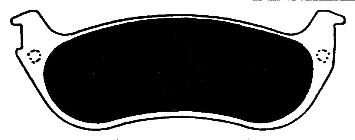 Porterfield Brake Pads for 2002 FORD CROWN VICTORIA