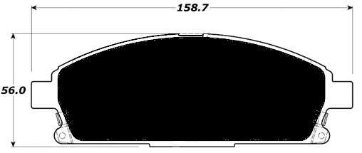 Porterfield Brake Pads for 1999 INFINITI Q45