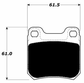 Porterfield Brake Pads for 2001 SAAB 3-Sep