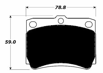 Porterfield Brake Pads for 1999 MITSUBISHI Montero Sport 4WD