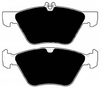 Porterfield Brake Pads for 2005 CHRYSLER CROSSFIRE