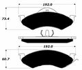 Porterfield Brake Pads for 1999 DODGE DURANGO