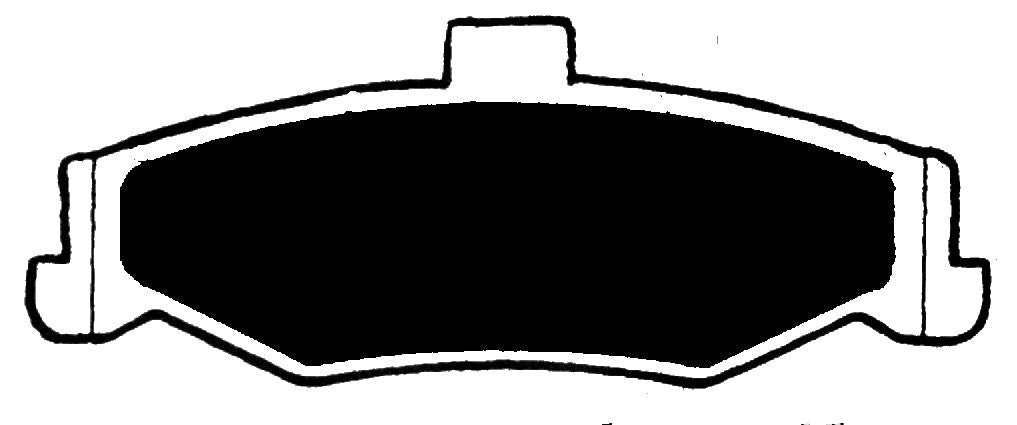 Porterfield Brake Pads for 2000 CHEVROLET CAMARO