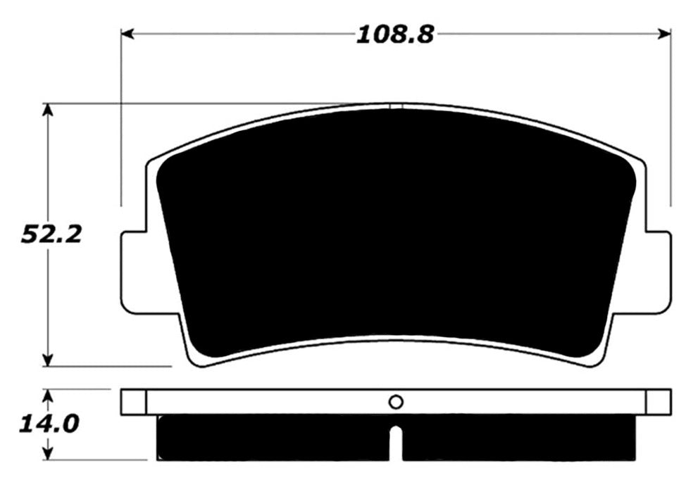 Porterfield Brake Pads for 1982 MAZDA RX 7 R/Drum