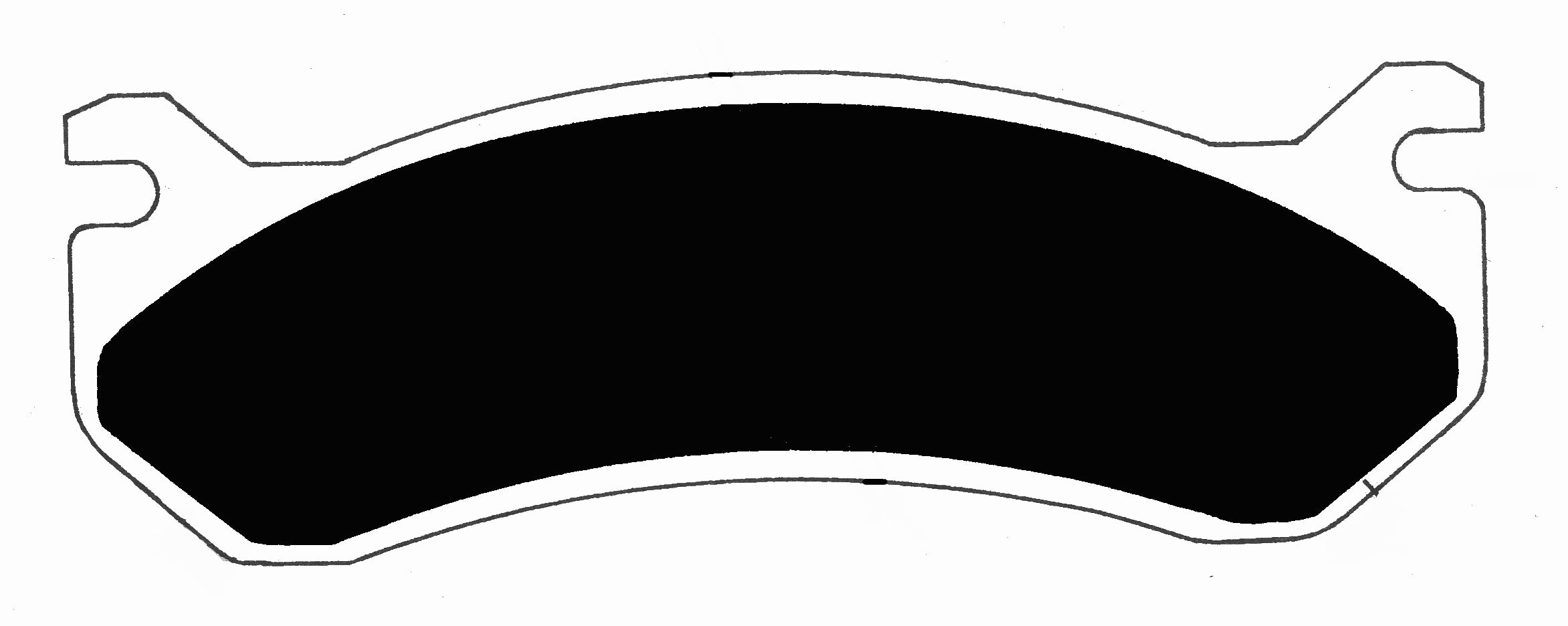 Porterfield Brake Pads for 2002 GMC YUKON 4WD Rear Disc w/limited slip axle