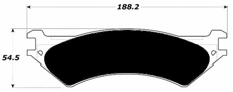 Porterfield Brake Pads for 2001 FORD F150 2WD Rear Disc 8 Lug