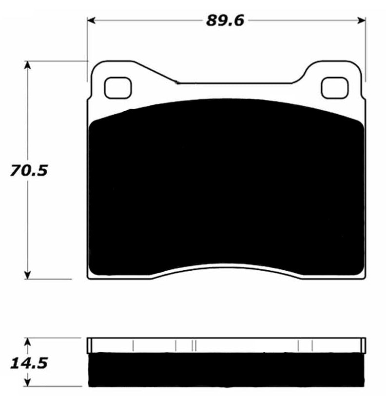 Porterfield Brake Pads for 1974 BMW 3.0 All