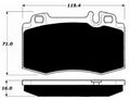 Porterfield Brake Pads for 2000 MERCEDES-BENZ SL600