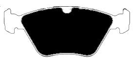 Porterfield Brake Pads for 2009 MERCEDES-BENZ E350 4-Matic