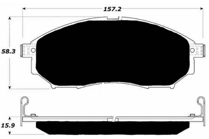 Porterfield Brake Pads for 2009 INFINITI EX35