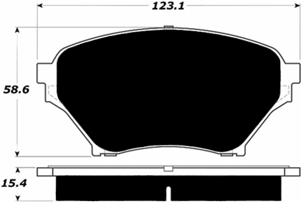 Porterfield Brake Pads for 2001 MAZDA MIATA Hard/Sport Susp.