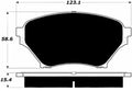 Porterfield Brake Pads for 2002 MAZDA MIATA Hard/Sport Susp.