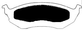 Porterfield Brake Pads for 1998 PLYMOUTH PROWLER