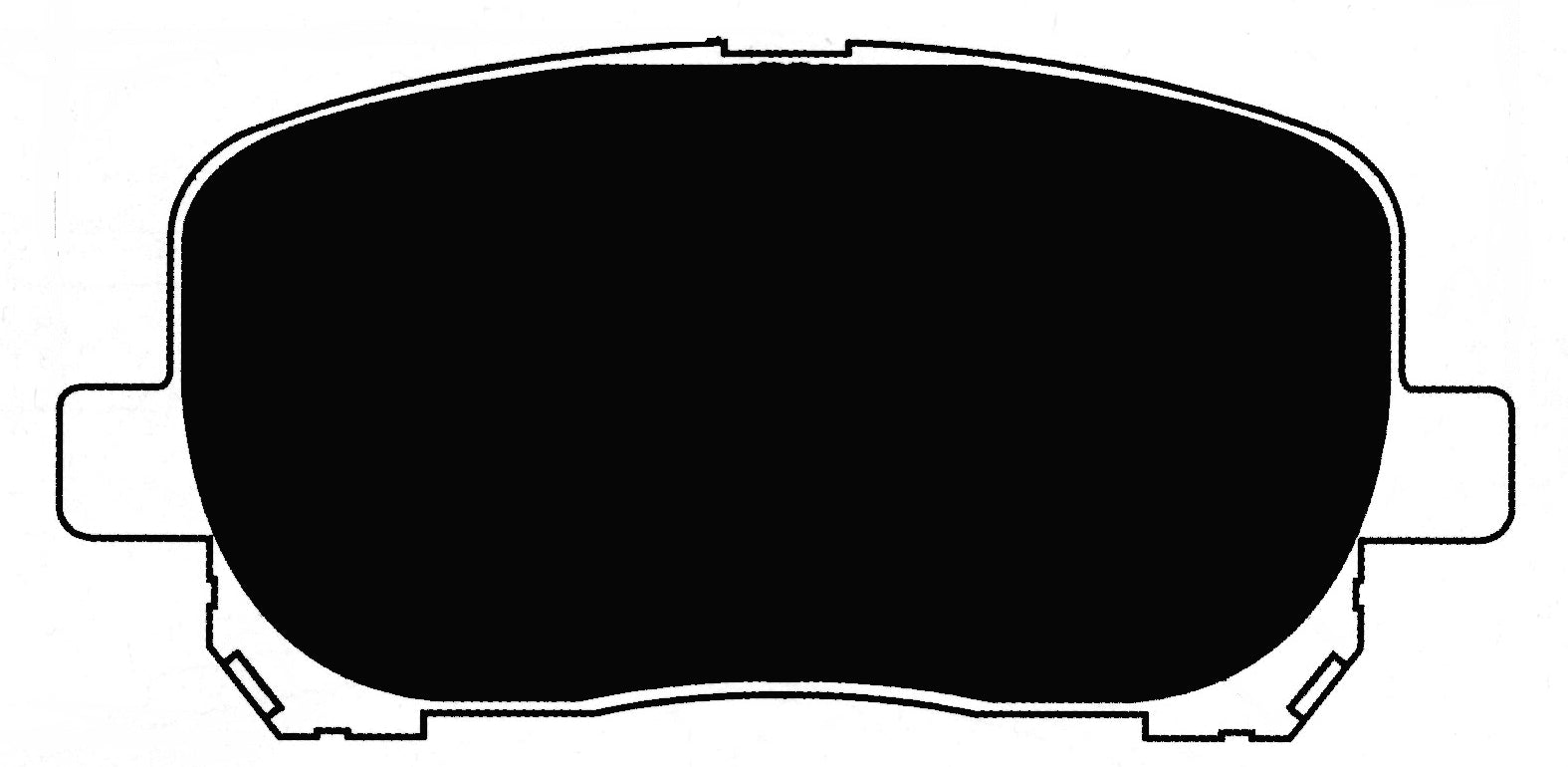 Porterfield Brake Pads for 2004 TOYOTA COROLLA Sedan(Rear Drum)