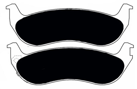 Porterfield Brake Pads for 2008 MERCURY GRAND MARQUIS