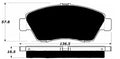 Porterfield Brake Pads for 2007 HONDA CIVIC Sedan Hybrid