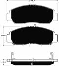 Porterfield Brake Pads for 2007 HONDA ACCORD Coupe V6 - LX A/T