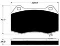 Porterfield Brake Pads for 2008 NISSAN 350Z Track model
