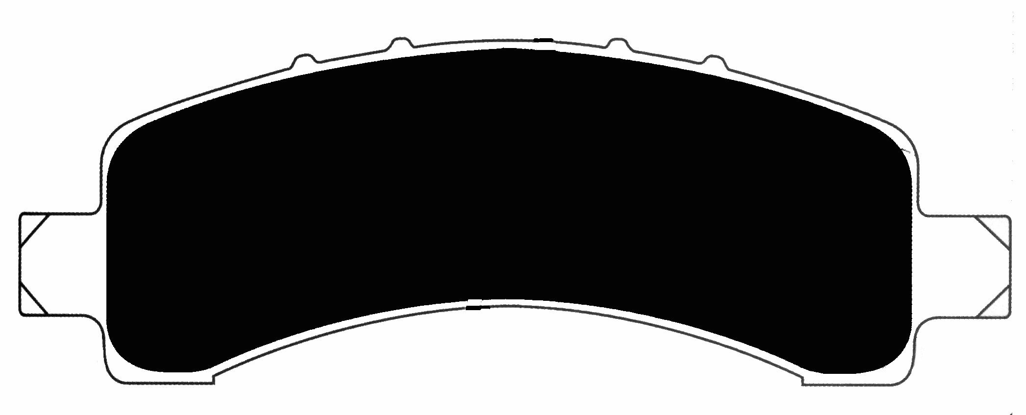 Porterfield Brake Pads for 2003 CADILLAC ESCALADE 2WD