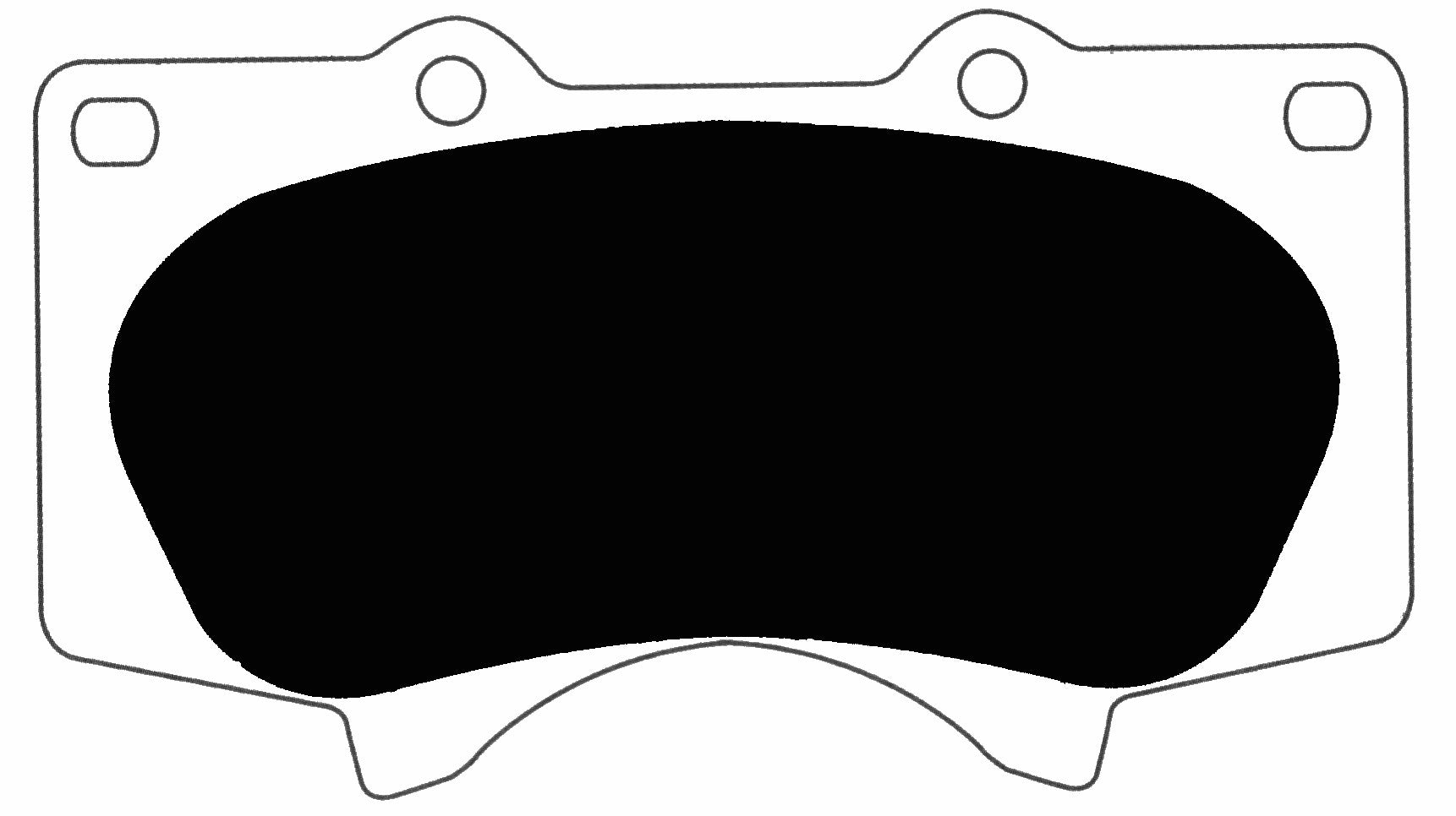 Porterfield Brake Pads for 2001 TOYOTA SEQUOIA w/Retro Fit Caliper