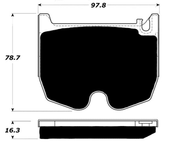 Porterfield Brake Pads for 2006 MERCEDES-BENZ SL600