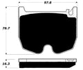 Porterfield Brake Pads for 2005 MERCEDES-BENZ CL55 AMG