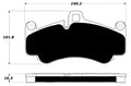 Porterfield Brake Pads for 2003 PORSCHE 911 GT2 w/Iron Discs