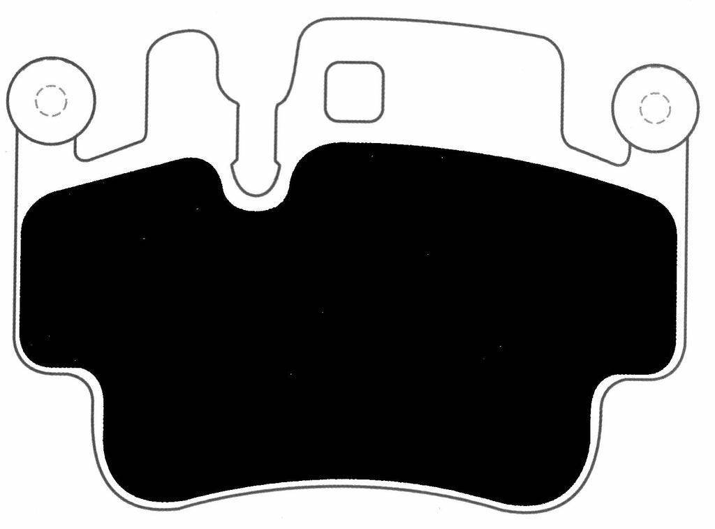 Porterfield Brake Pads for 2003 PORSCHE 911 GT2 w/Iron Discs