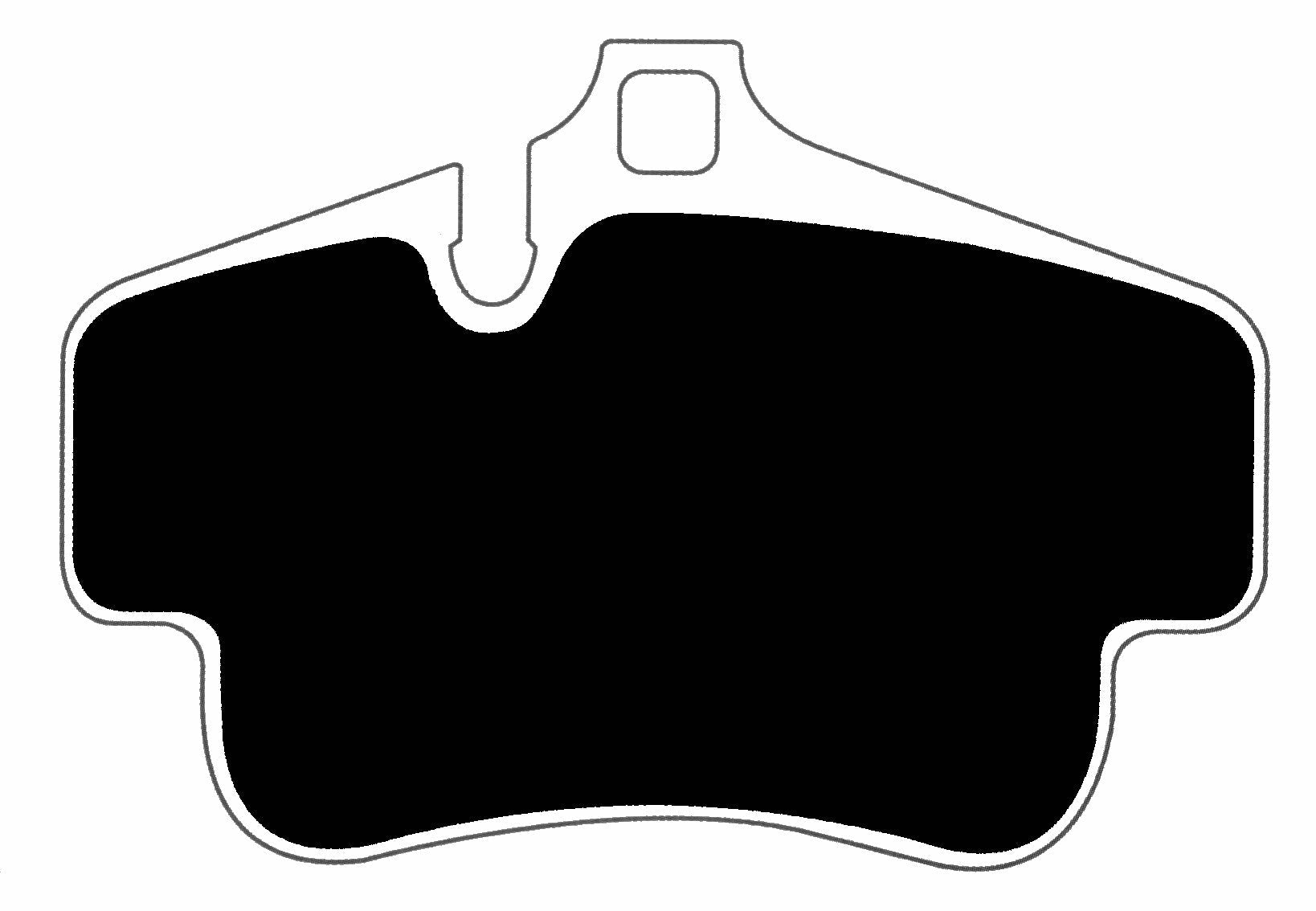 Porterfield Brake Pads for 2003 PORSCHE 911 Turbo w/Ceramic Discs