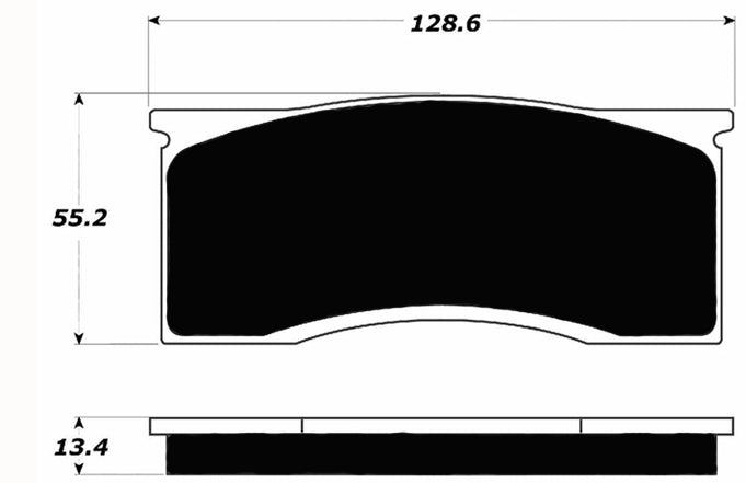 Porterfield Brake Pads for 1967 FORD MUSTANG 428 V8 w/Front Discs