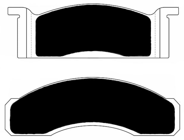 Porterfield Brake Pads for 1972 FORD MUSTANG V6 w/Front Discs