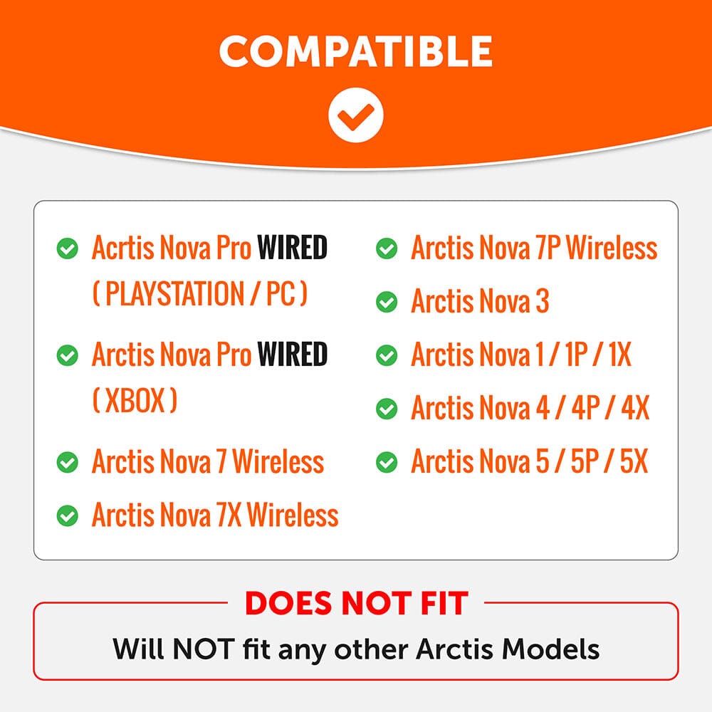 Arctis Nova Earpads - WC StealthZ
