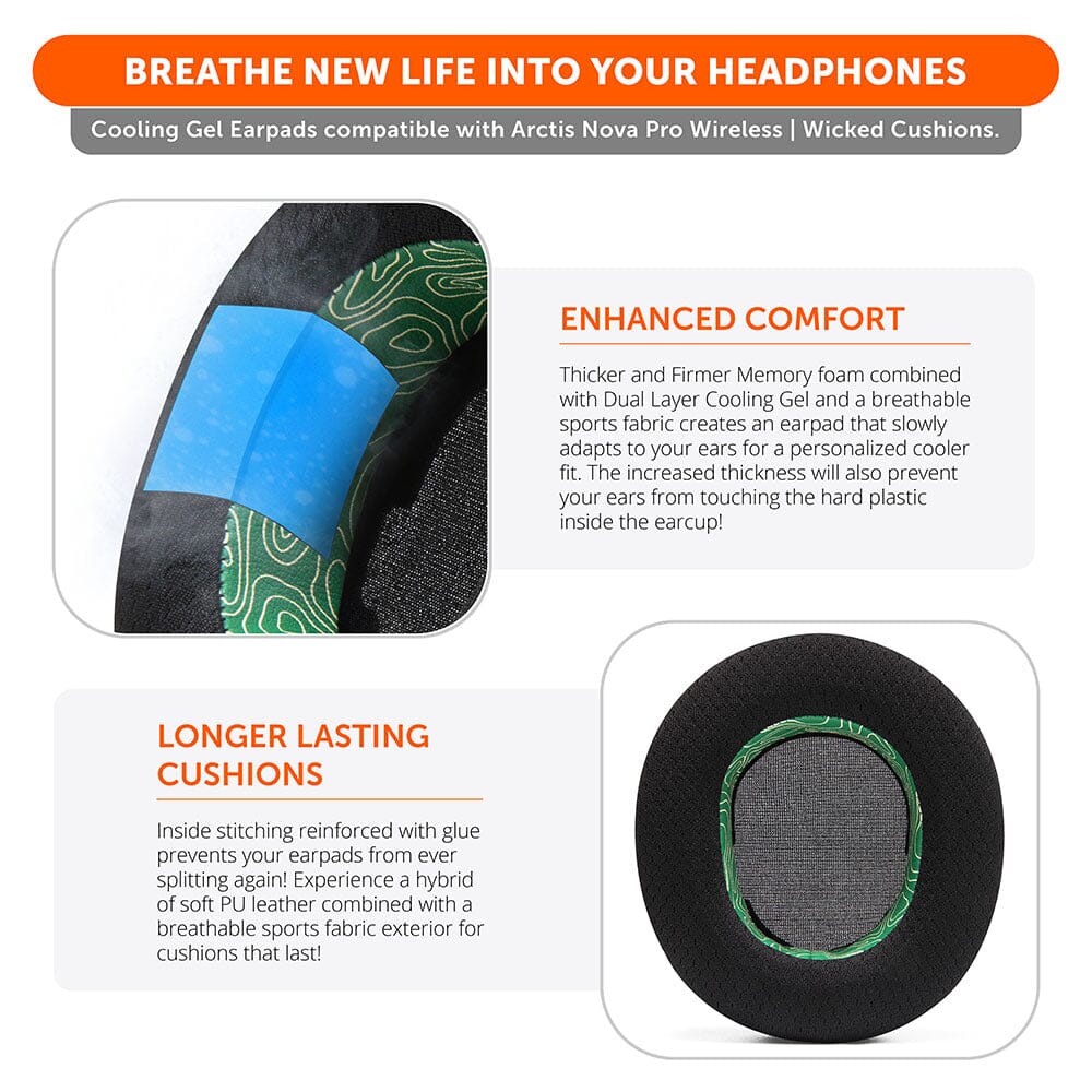 Arctis Nova Pro Wireless Earpads - WC FreeZe Cooling Gel