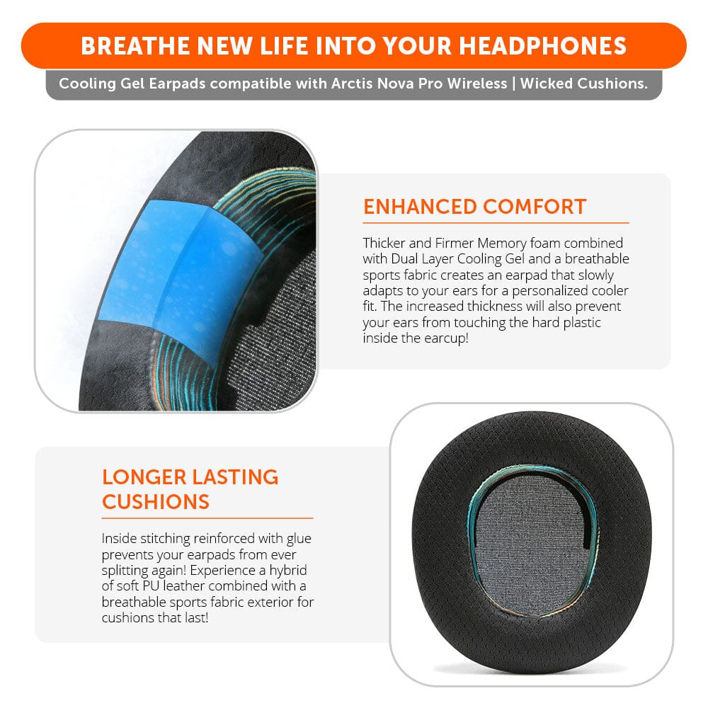 Arctis Nova Pro Wireless Earpads - WC FreeZe Cooling Gel