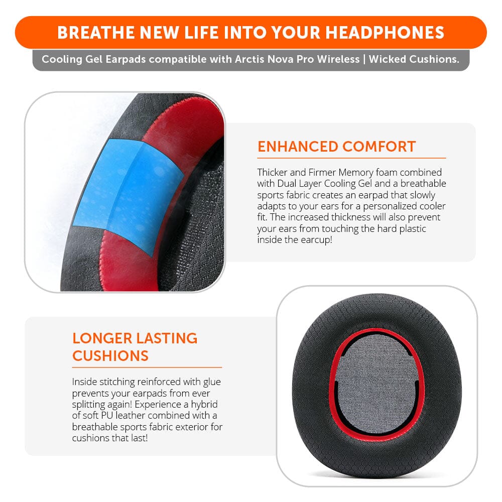 Arctis Nova Pro Wireless Earpads - WC FreeZe Cooling Gel