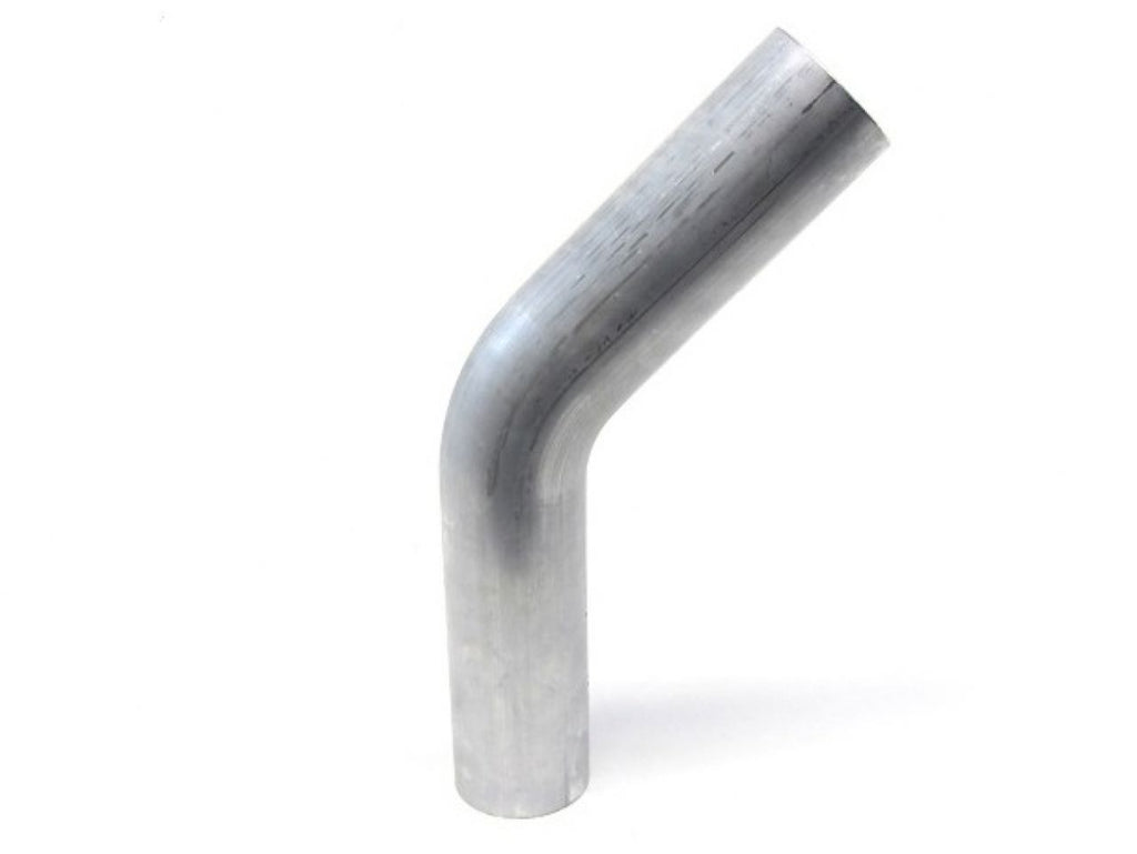 HPS 2-1/4" OD 45 Degree Bend 6061 Aluminum Elbow Pipe Tubing 16 Gauge w/ 3" CLR