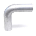 HPS 4" OD 90 Degree Bend 6061 Aluminum Elbow Pipe Tubing 16 Gauge, Mandrel Bent, Mill Finish