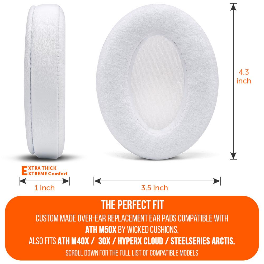 ATH M50X Earpads - Velour Hybrid