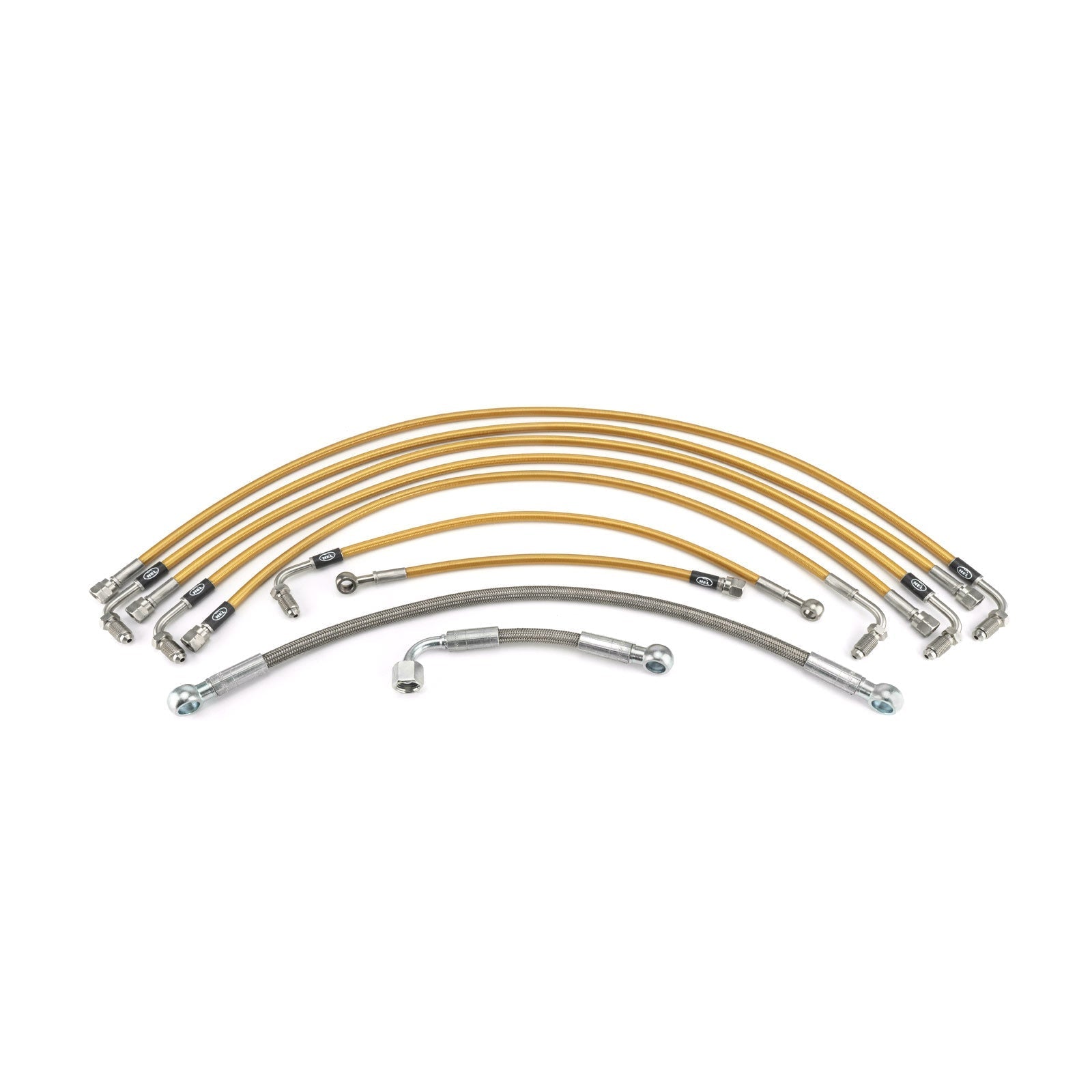 HEL Performance Fuel Injector Lines for Audi 80 B4 2.3 E 10V NG 1991-1996, Stainless Steel Braided