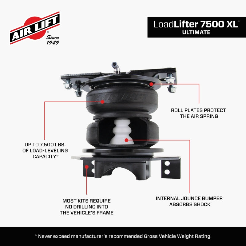 Air Lift LoadLifter 7500 XL Air Spring Kit 2020 Ford F-250 F-350 4WD SRW 57552