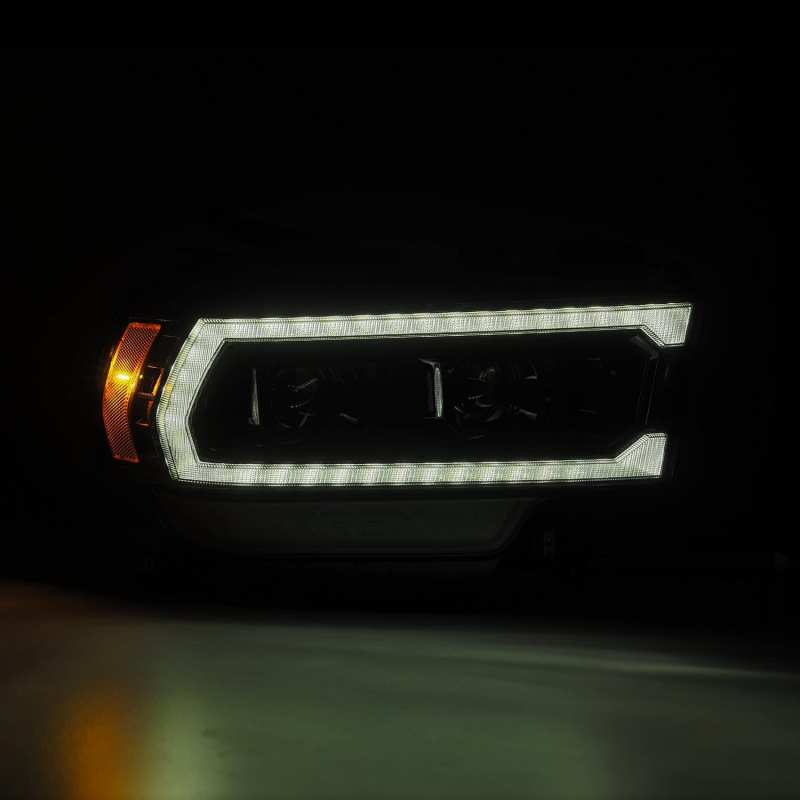AlphaRex 19-21 Ram 2500 PRO-Series Projector Headlights Plank Style Alpha Black w/Activation Light 880546